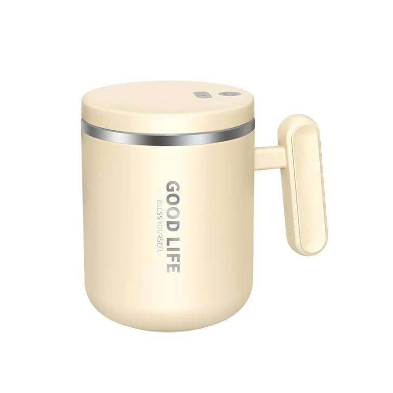 Portable Electric Multifunctional Plastic Coffee Cup Intelligent Temperature Control Magnetic Automatic Stirring Household
