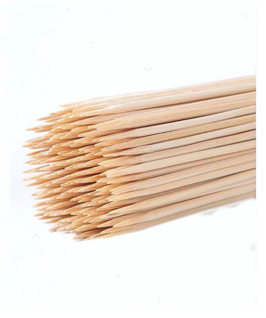 Wholesale Disposable Bamboo Skewers in Customized Sizes for Kebab BBQ Charcoal Grills for Outdoor Use Cleaning Fruits Foods