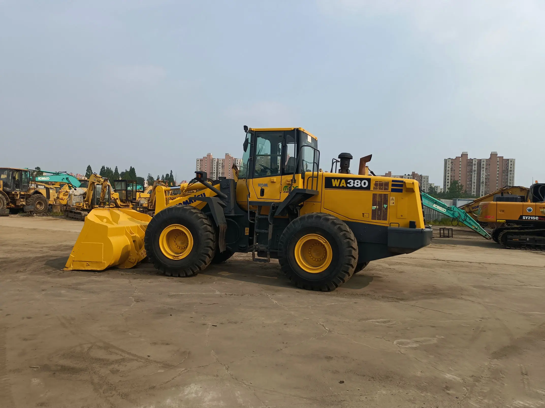 original japan used  KOMATSU WA380 loader high quality low price used wheel loader  WA380-7 wa380-6 Wheel loader for sale