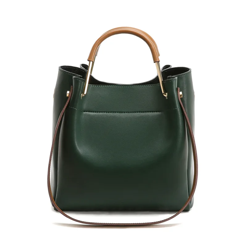 Famous Brand Genuine Leather Manufacturers Fashion Waterproof China Factories Tote Bag Luxury Women Shoulder Crossbody Handbags