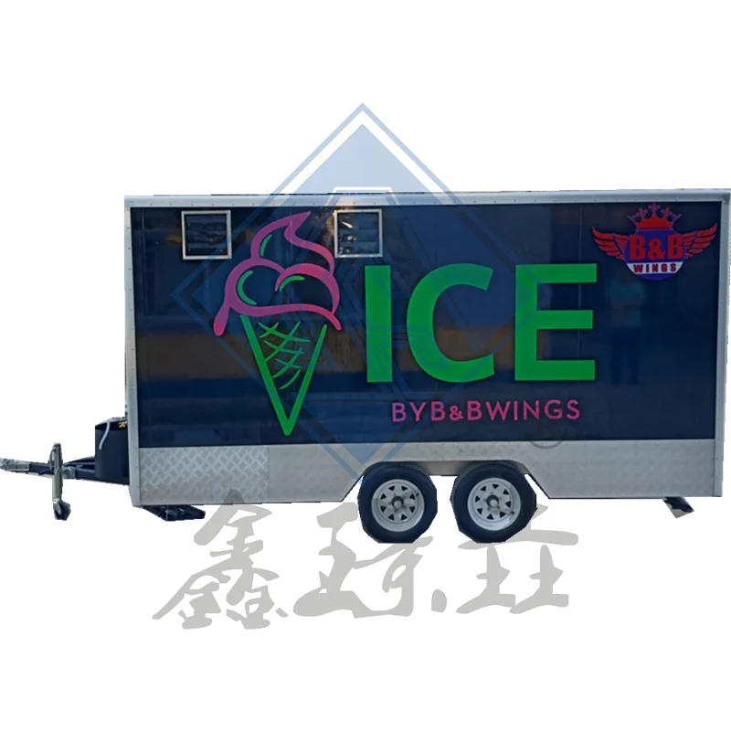Multi Functional Customized Dining Breakfast Car Mobile Four-Wheel Fast Food Night Market Food Truck