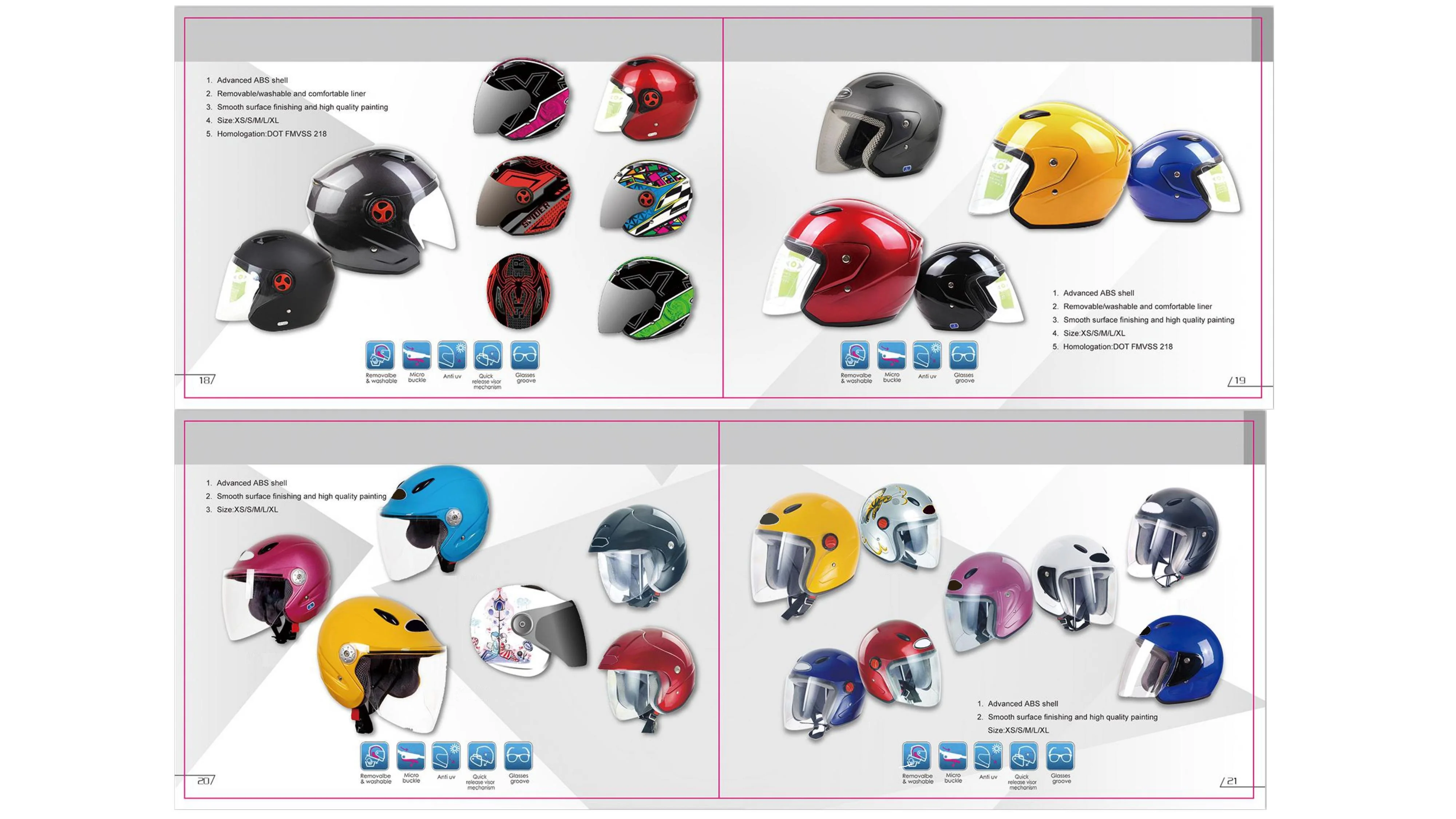 
ZY 2019 Hot Sale DOT ECE Approved Flip up Motorcycle Helmet 