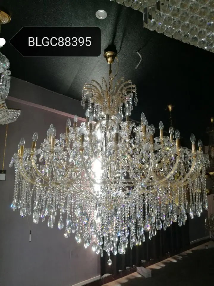 Brilliant Lighting wholesale modern large golden maria theresa chandelier got sale golden candle chandelier glass arm lighting