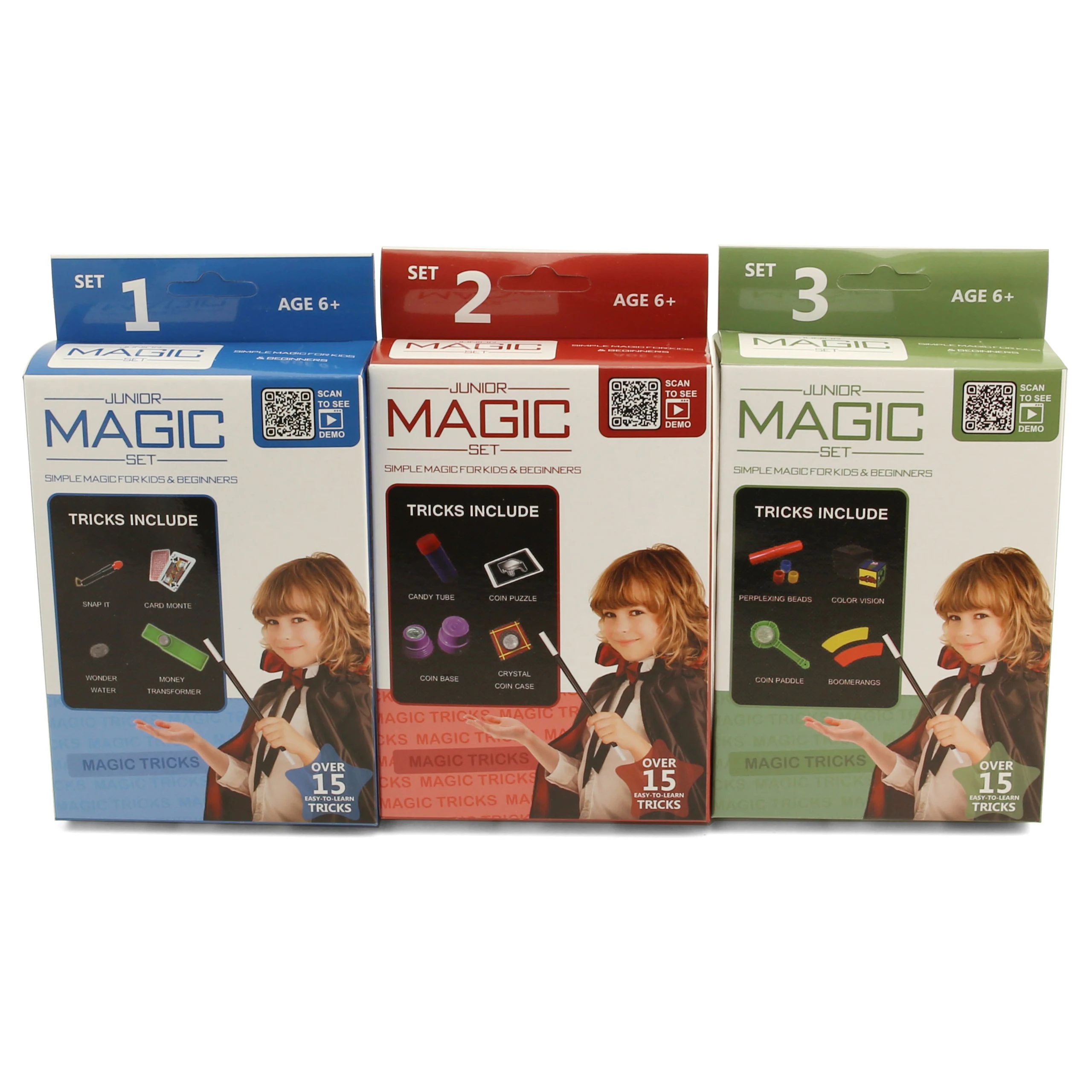 Stage Magic Wholesale Easy to Learn Magic Toy Tricks for kids with instruction manual