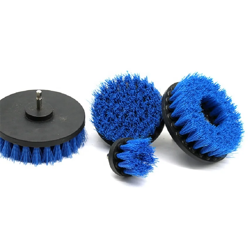 3PCS Drill Brush Scrub Attachment Kit Power Scrubber Cleaning brush for Wooden Floor Laundry Room Cleaning