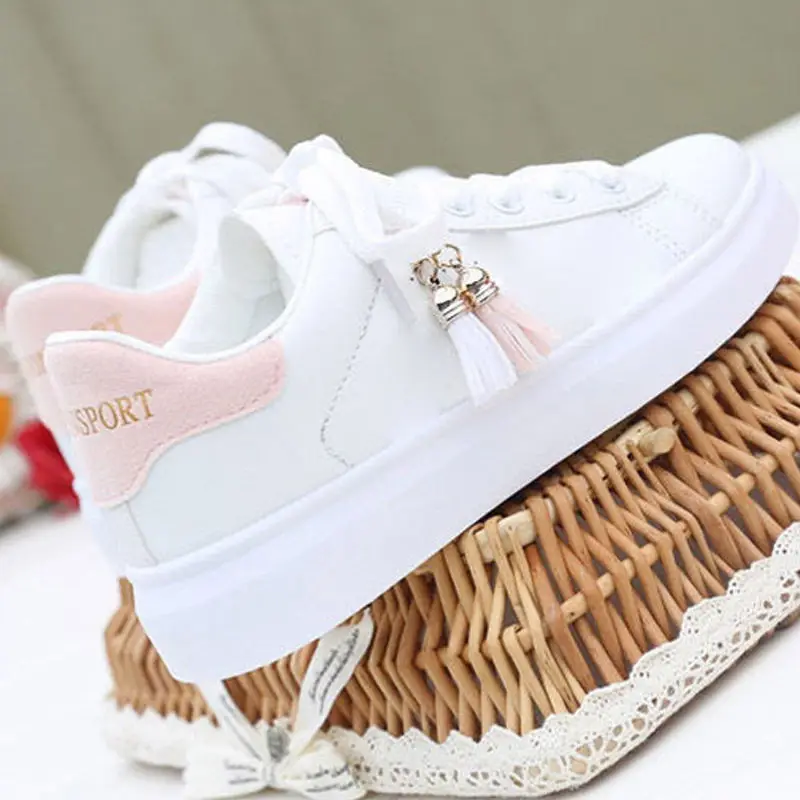 2024 New White Shoes Walking Style Platform sneakers Fashion lightweight Women non-slip waterproof Casual Shoes