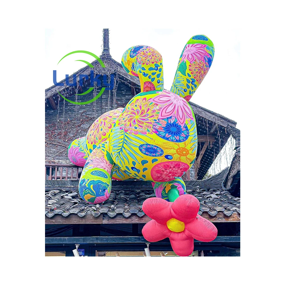 Customized Cute Activity  Inflatable Mascot Model Inflatables Animal Cartoon Inflatable Rabbit Model