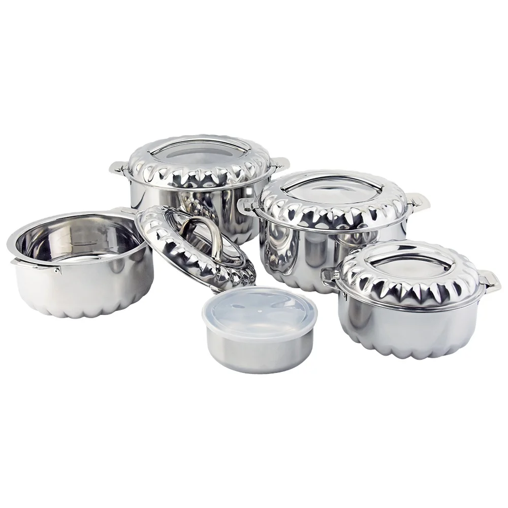 Food Warmer Insulated Stainless Steel Hot Pot Casserole Set for Home