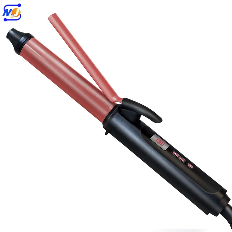 Zkagile Thin Curling Iron Curling Ceramic Barrel Curling Wand Dual Voltage Hair Curler with Adjustable Temperature Hair Curler