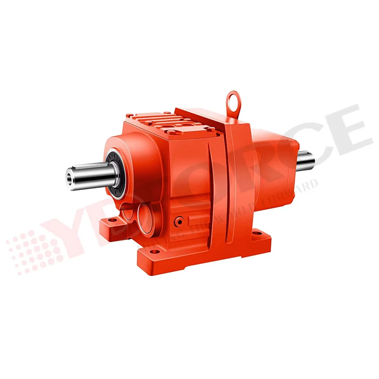 1400rpm Manufacturing Plant Gearbox Helical Gear Motor Speed Reducer with Shaft