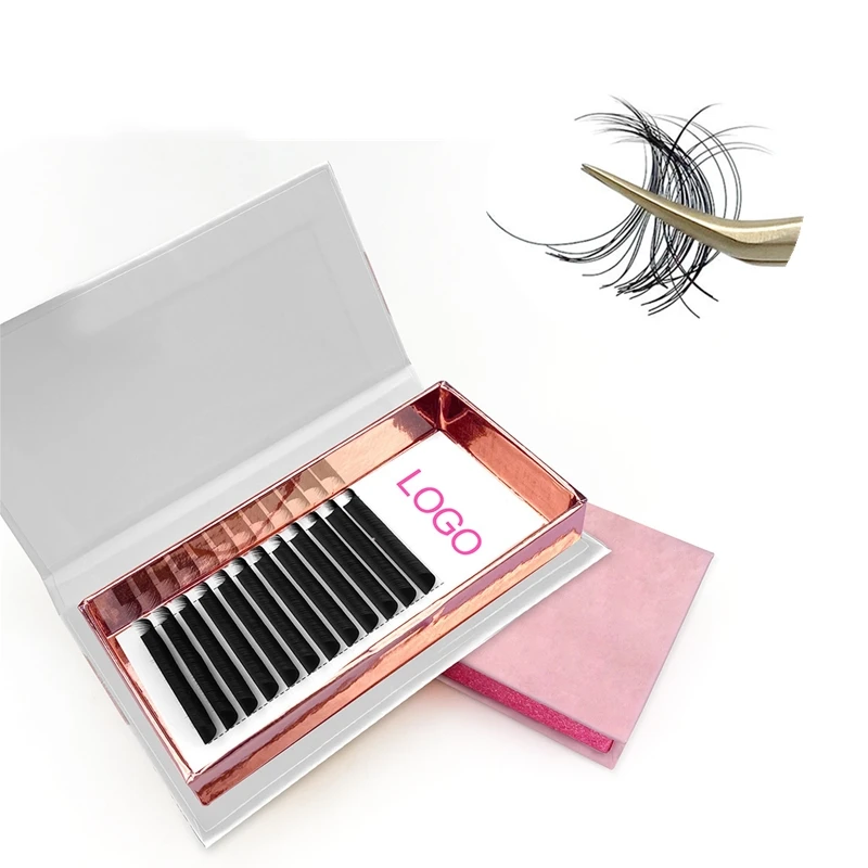 Private Label Single Lashes Products 0.03 0.05 0.07 0.10 0.15 0.20 Synthetic Mink Silk Eyelash Extensions