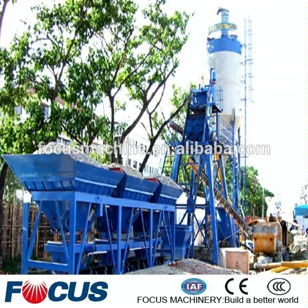 25m3/h mini mix concrete batching plant for sale