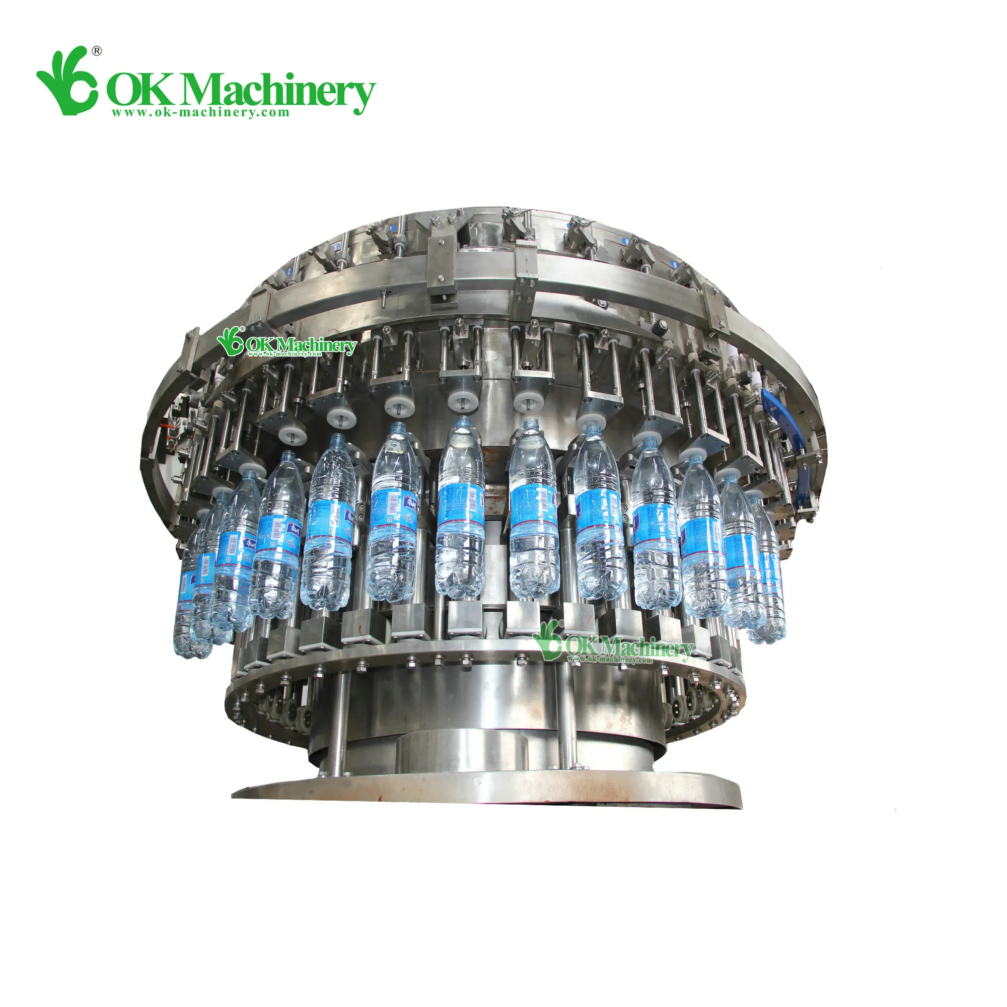 3000 Liter Per Hour Mineral Water / Aqua Bottling Line