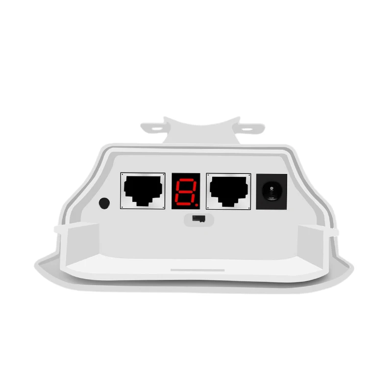 Long Range 3KM Outdoor repeater 300Mbps 5.8G LAN port wireless ap with  build in 12dBi MIMO panel antenna
