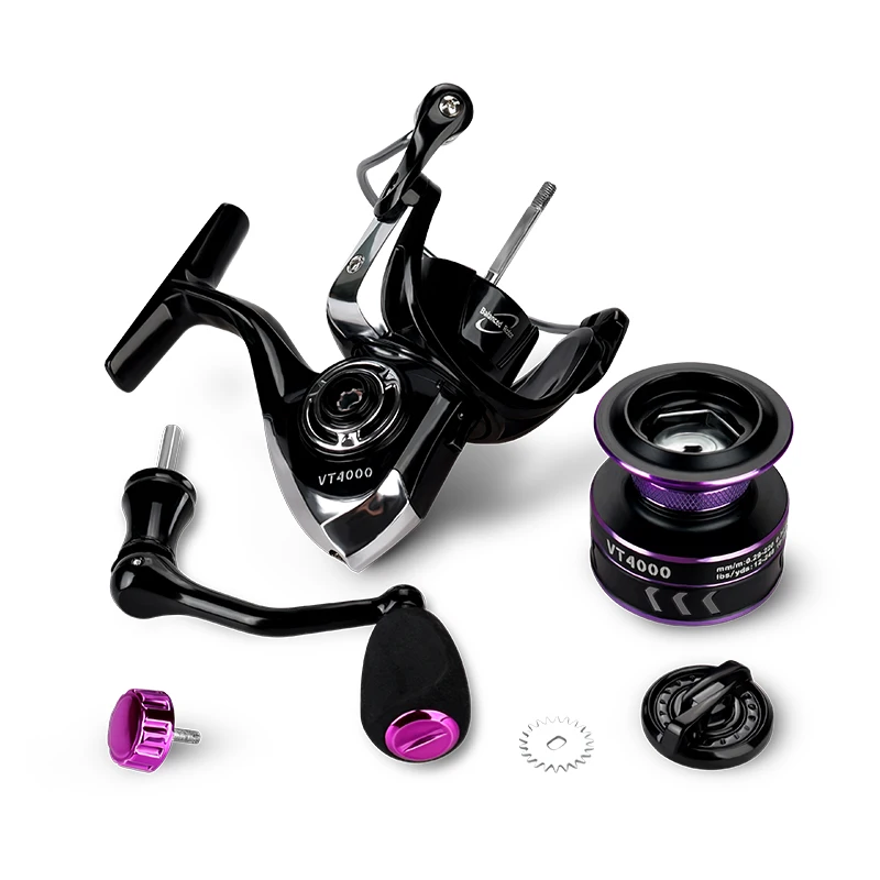 Athletics Rikimaru Spinning Reel VT 2000 to 7000 Fishing Reels 8+1 Bearing Stainless Steel Alloy Angling Reel Saltiga 6.2:1