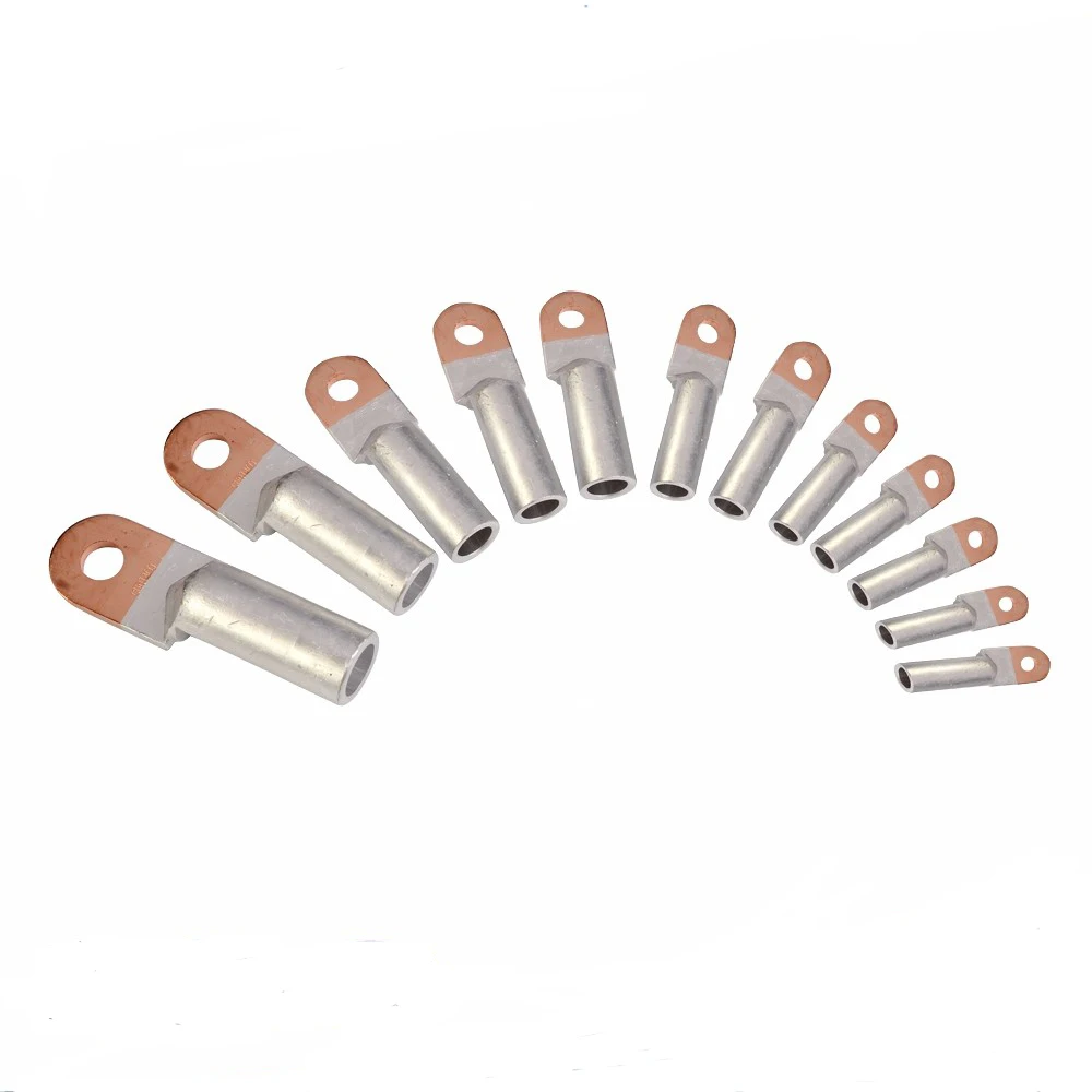 power fitting DTL bimetal aluminium copper terminal lug types/bimetallic lugs/cable ferrule