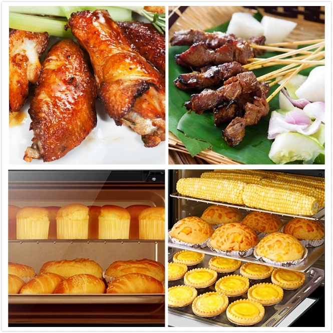 30L Multi-function kitchen Pizza Toaster Electric Oven with hotplate for home use