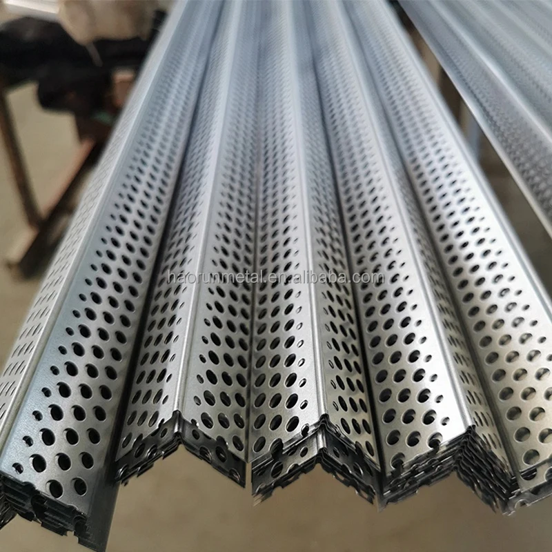 steel frame profile corner angle galvanized  perforated iron corner drywall corner bead