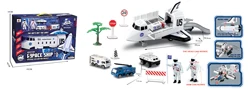 KSF Wholesale Mini Model Die-Cast Metal Astronaut Scene Space Shuttle Rocket Toys For Kids