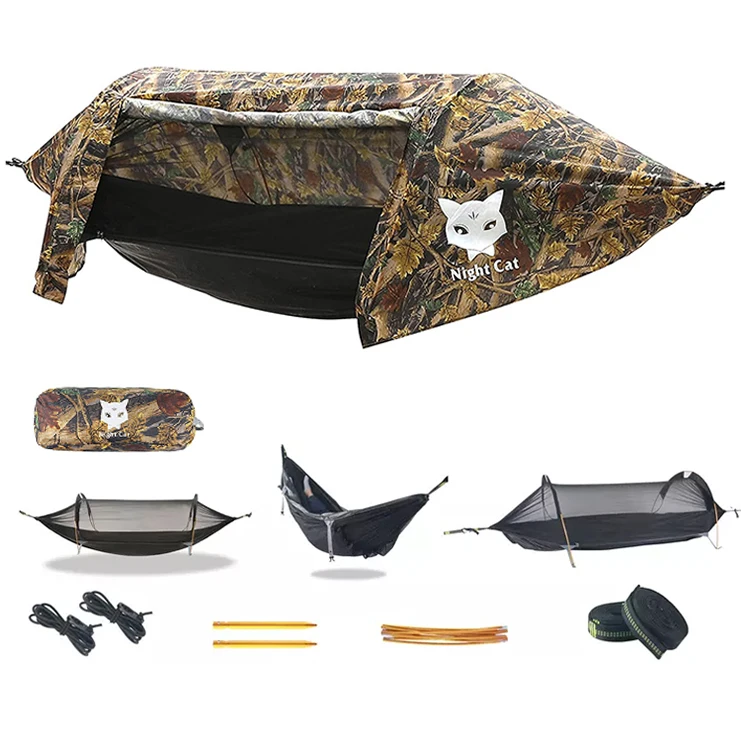 Customized Compact Lightweight Portable Tree Tent  Camping Hammock Waterproof Mosquito Net hammock tent