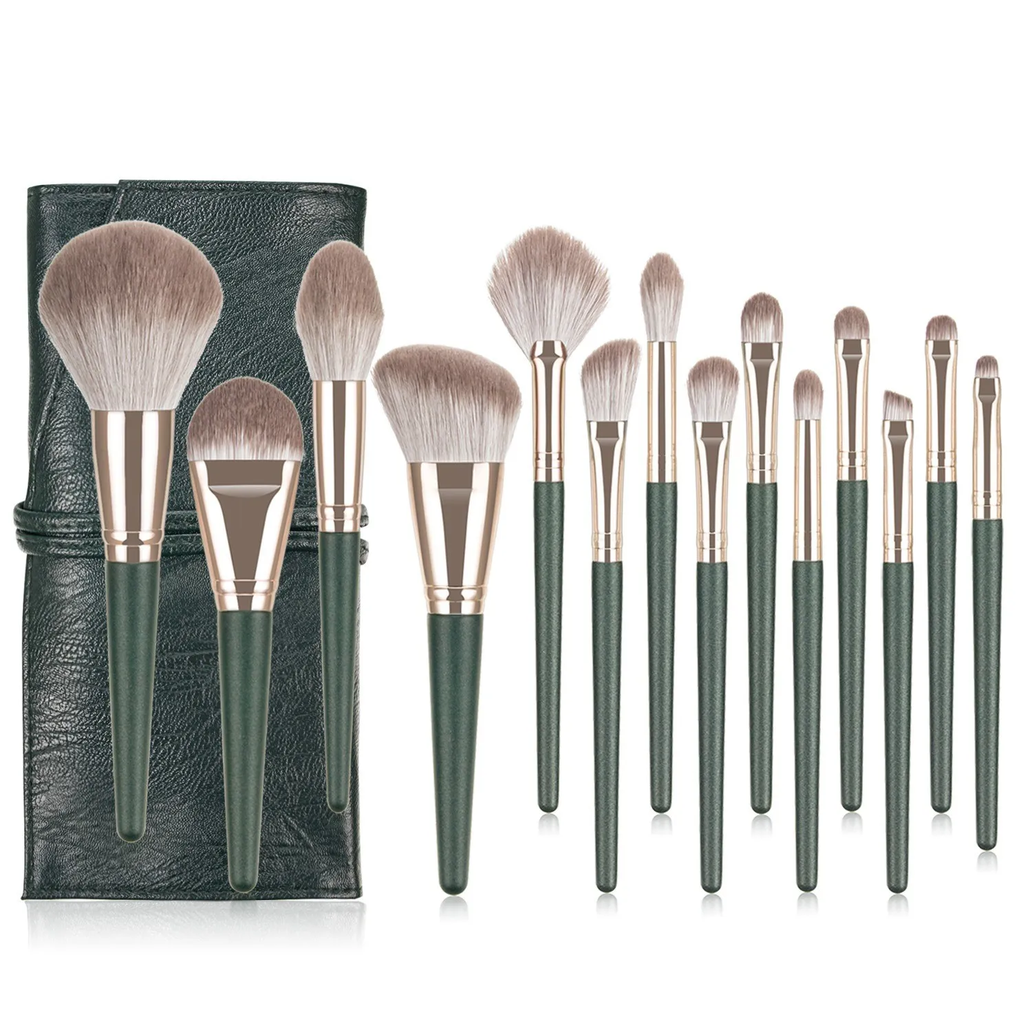 Professional Makeup Liquid Eye Liner Eyeliner Gel Elbowed Brush Cosmetic Make up Eye Brushes