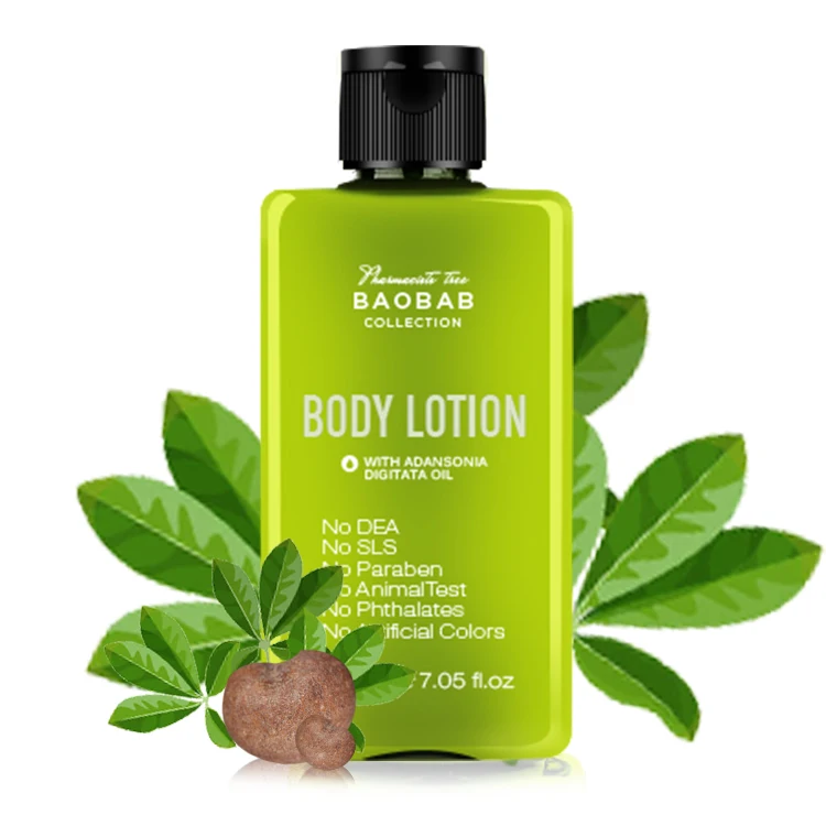 
Hot Selling Factory OEM Body Lotion Baobab Oil Plant Extract Scented Body Moisturizer Moisturizing Body Cream 