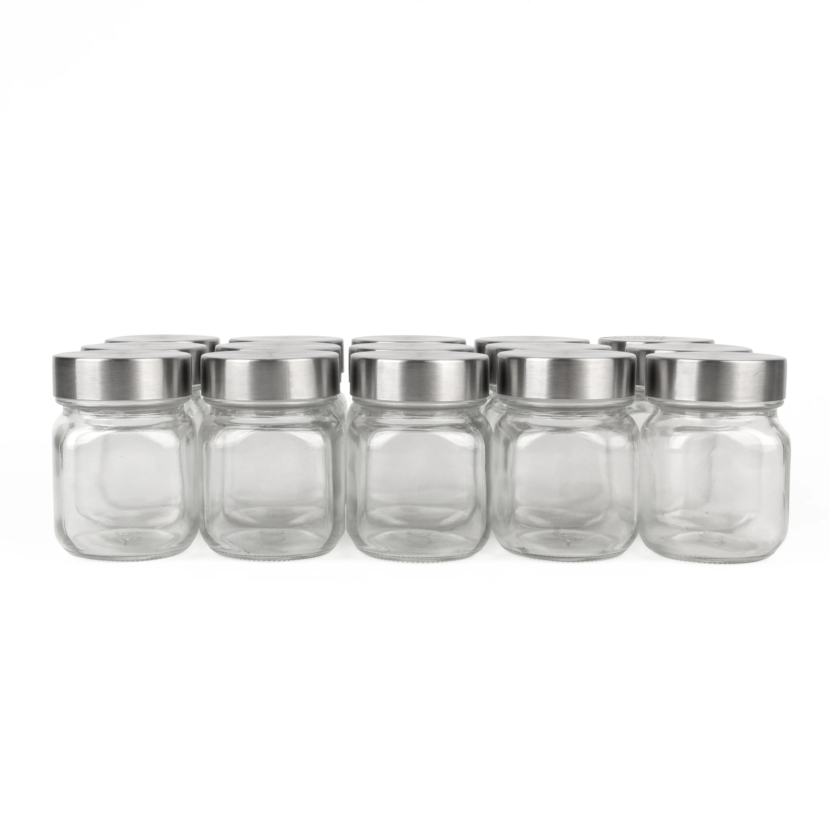 4oz Magnetic Spice Jars for Refrigerator Fridge Mounted Spice Jars with strong magnets