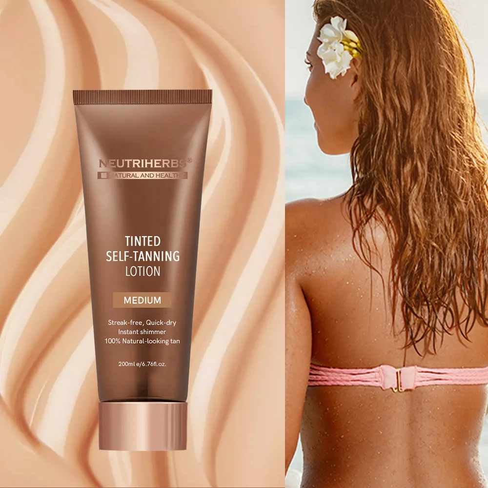 OEM/ODM частная торговая марка Sunbed самозагар крем для загара постепенного Лосьон