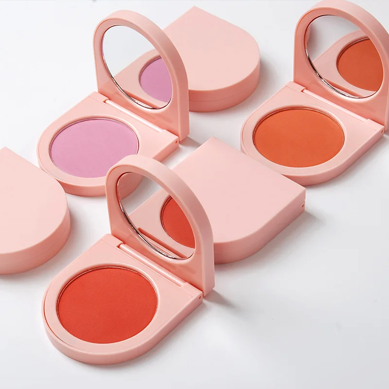 Vegan Cruelty Free Talc Free Single Blush Palette Private Label High Pigmented Cream Blush Lips Palette