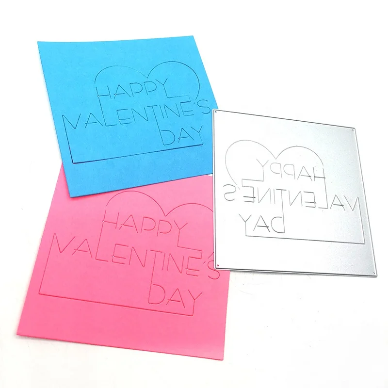 Cutting Die Custom Cutting Dies For Card Making Heart Letter For DIY Card Crafts Handmade