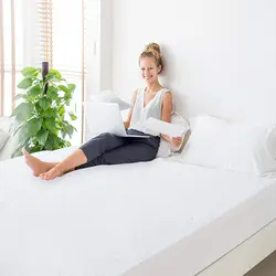 100% Jersey Knitted Fabric Soft And Comfortable Mattress Cover Waterproof premium twin Mattress Protector