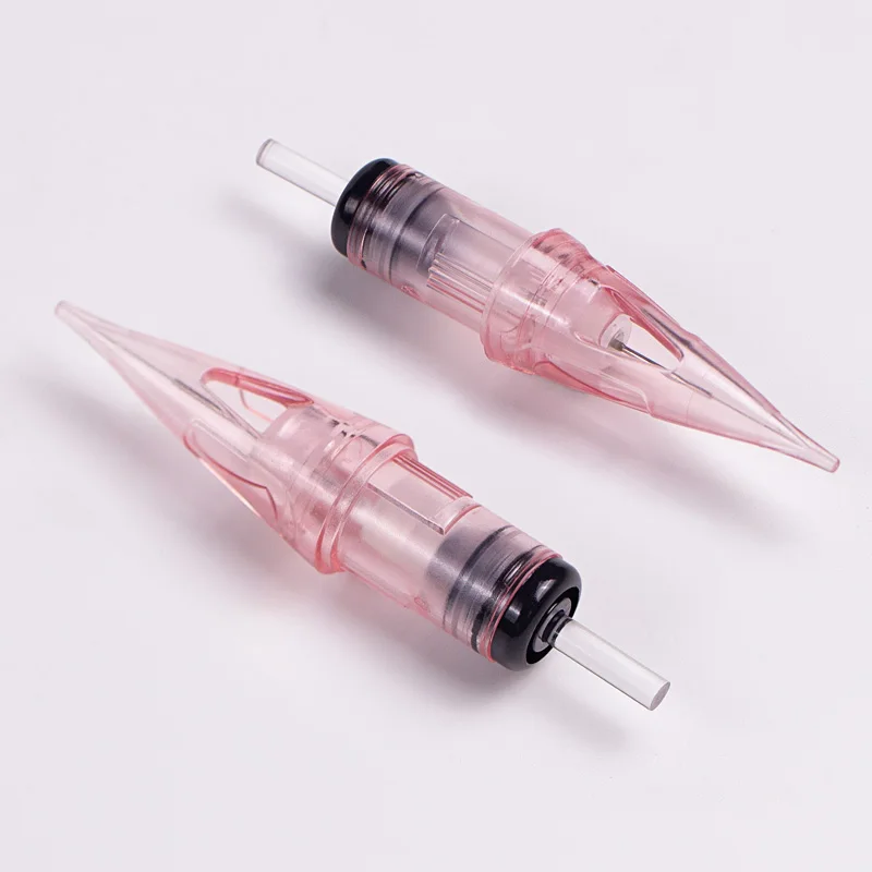 Pink Membrane Standard Universal Tattoo Cartridges Needle Tattoo Needles For Ombre Eyebrow hair stroke Scalp Micropigmentation