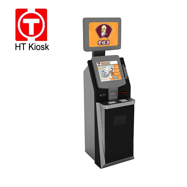 26/42 ads 17 touch screen 16 keys pin pad Bank card reader scanner NFC/RFID self service kiosk customized color