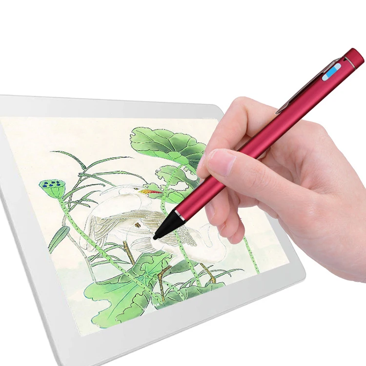 Universal Rechargeable Capacitive Touch Screen mini stylus pen For iPhone iPad Samsung