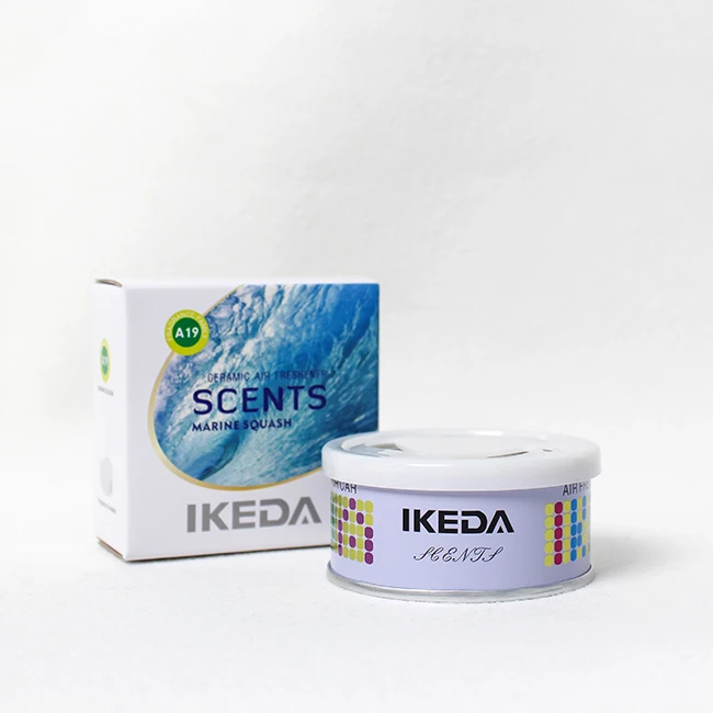 Керамический освежитель воздуха Ikeda, различные ароматы и ароматы с цветной коробкой, более 20 различных ароматов, Автомобильные Духи