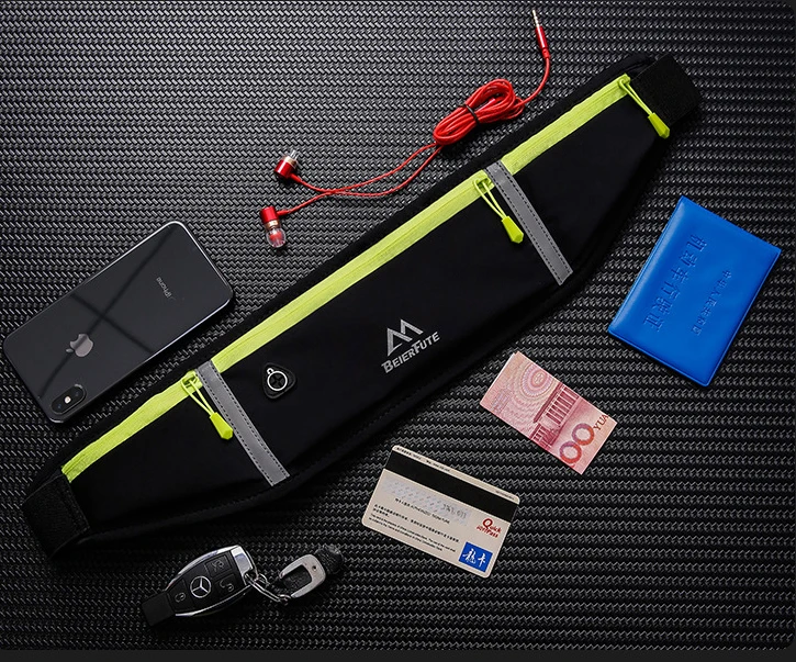 Hot Cakes Fashion Adjustable Sport Running Money Belt Neoprene Fanny Pack Waist Bag for iPhone 13