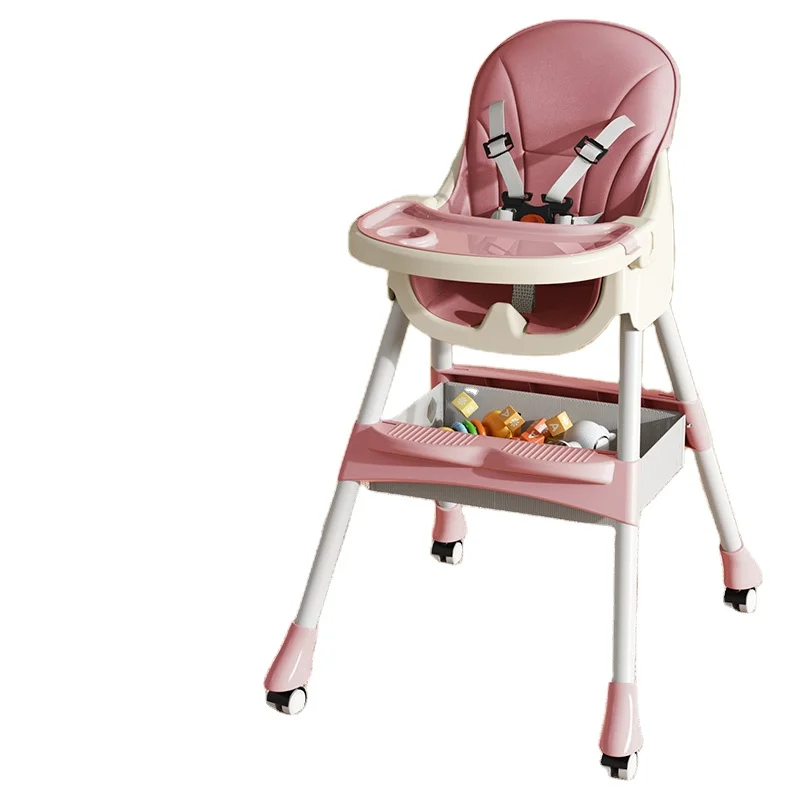 Wholesale low Price High Quality Plastic Kids Chair Home 3 In 1 Babies High Chairs Safety Baby Eating Chair