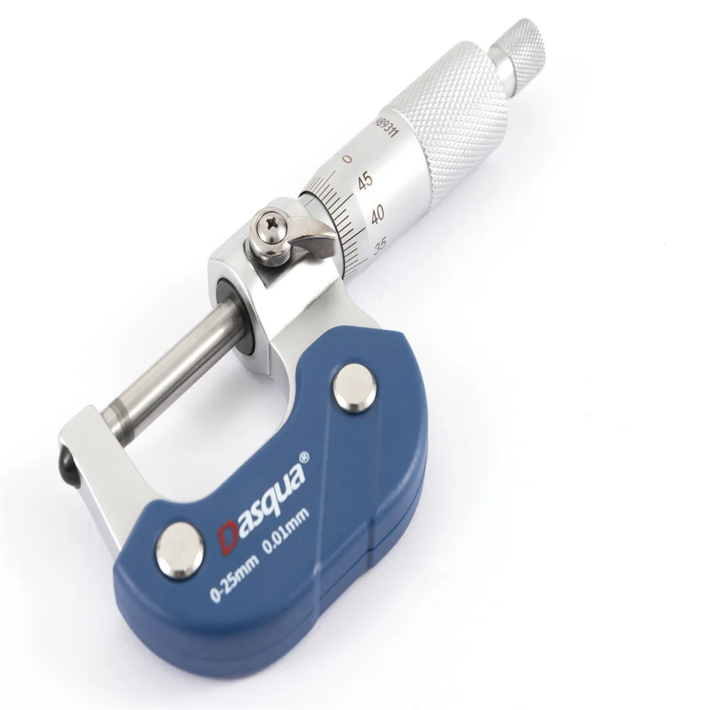 DASQUA High Accuracy  0-25mm 25-50mm 50-75mm 75-100mm 0.01 Graduation Exterior Micrometer Fuera Micrometre Metrology