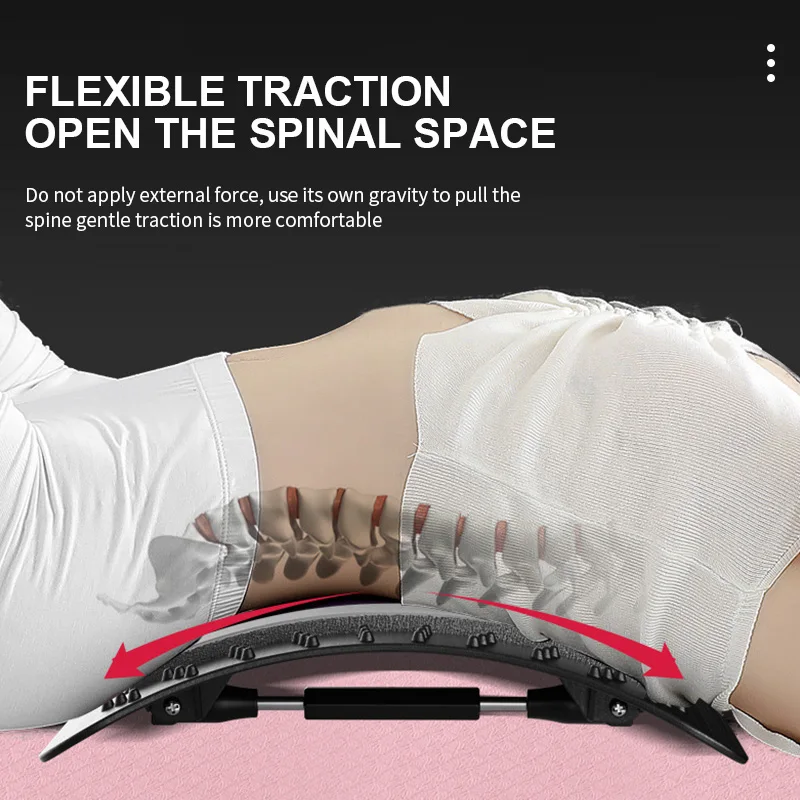 2022 hot sale new style portable  back muscle stretcher lumbar massager waist massager