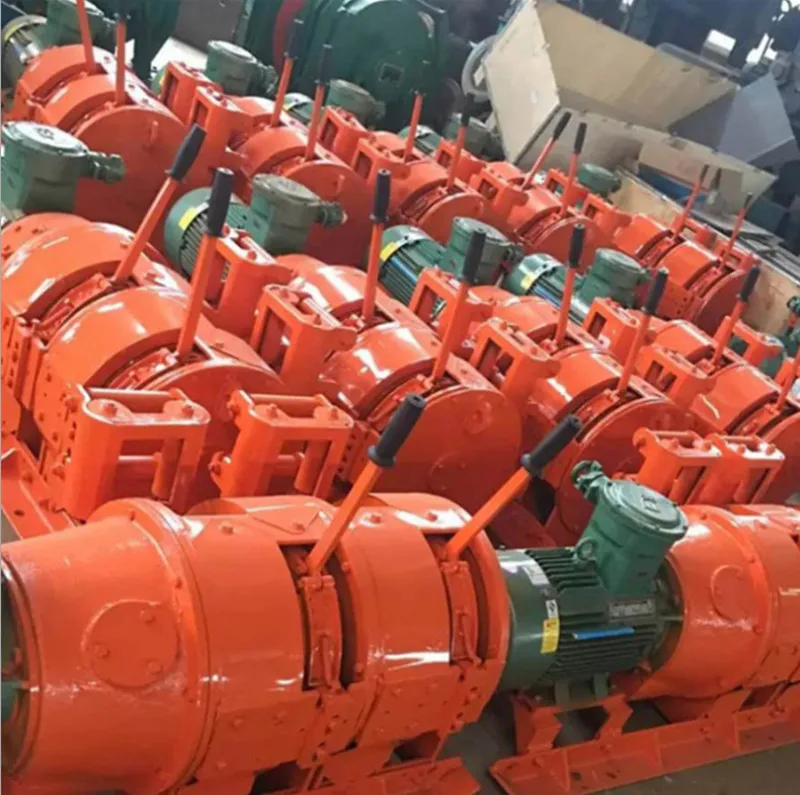 2JPB-22 Electric Double Drum Slusher Mining Winch with scraper bucket