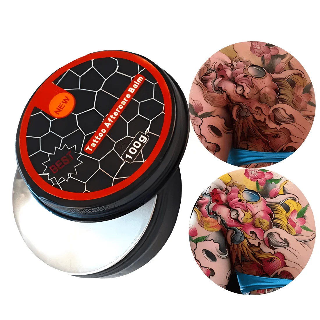 Hadiyah Private Label Tattoo Balm Butter Aftercare Cream for Moisturizing Ointment Enhances Tattoo Colors Tattoo Supply