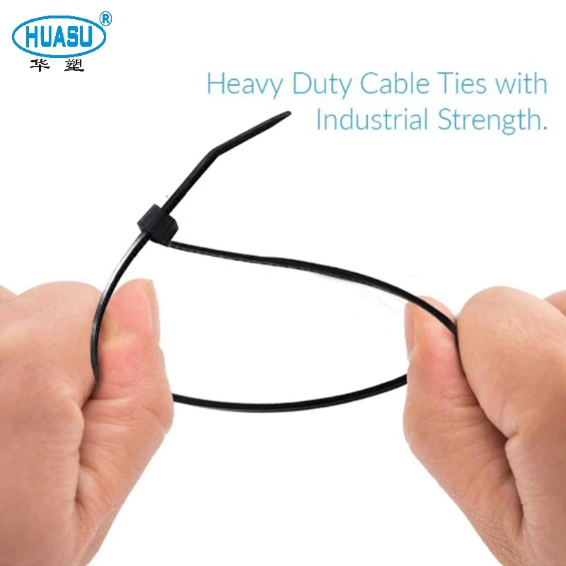 Free Samples Nylon Hard To Age Cable Ties Plastic Zip Ties  Never Break With High Quality