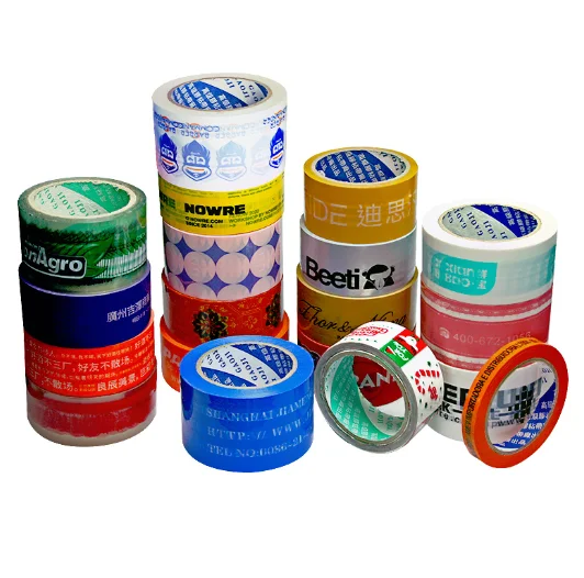 Adhesion Customized Printed Fragile Opp Packaging Tape Bopp Sticky Tape With Logo