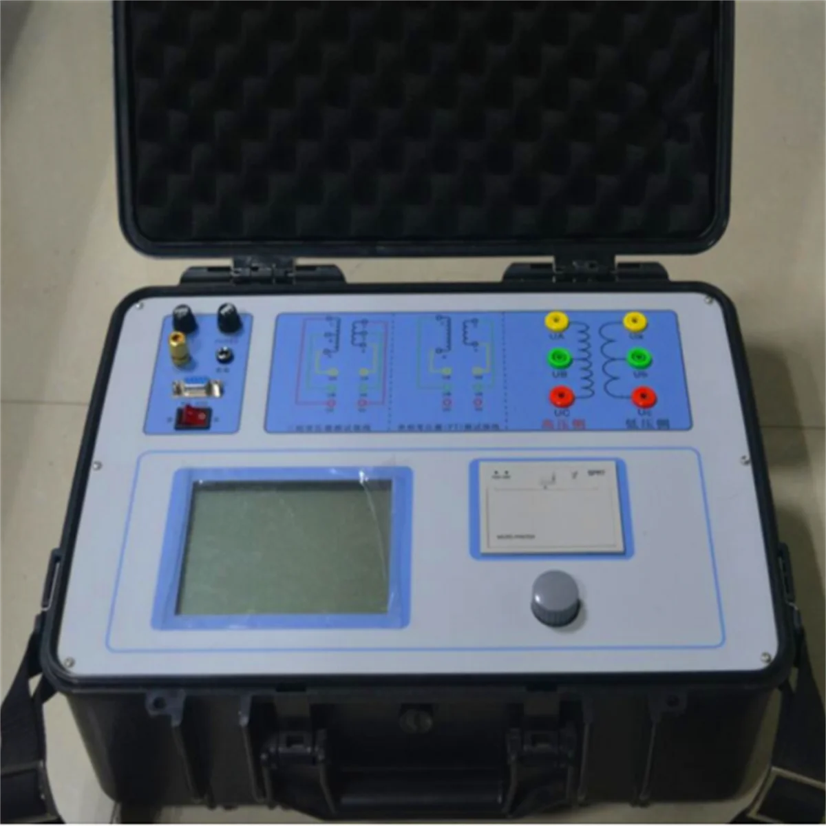 Portable True 3-phase Meter Three Phase Digital Handheld Transformer Turn Ratio Tester for PT CT Instrument Transformer