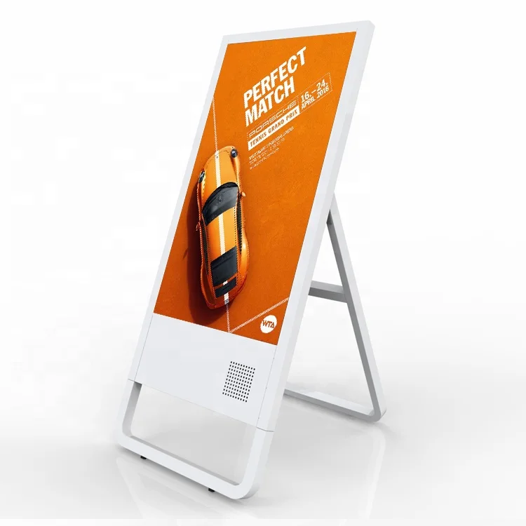 43 inch LCD network menu board advertising display portable digital signage for cinema/coffee shop