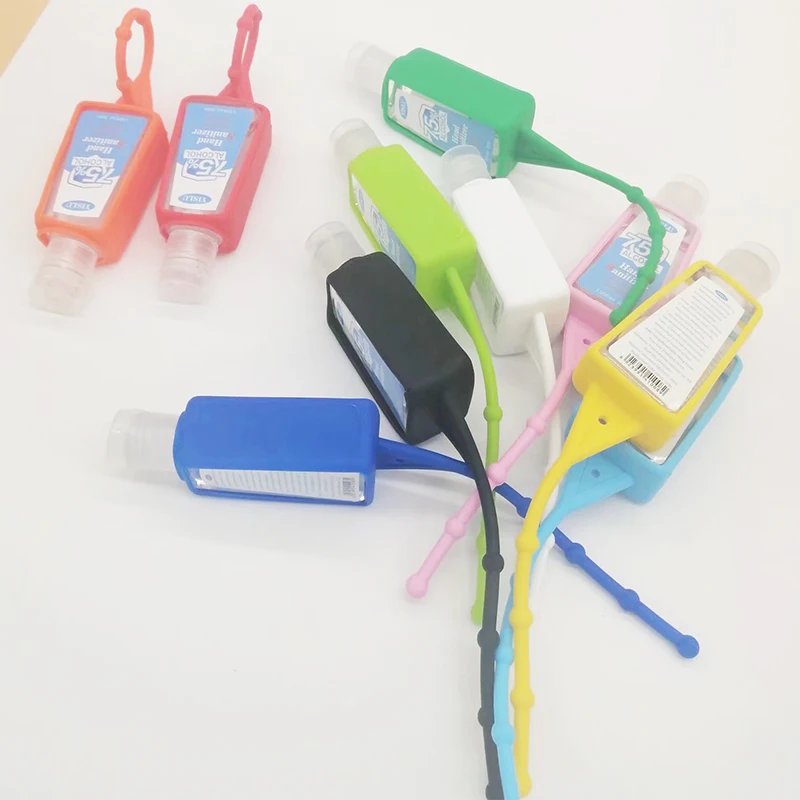 30ml 1oz Reusable Portable Silicone Hand Sanitizer Case Bottle Holder