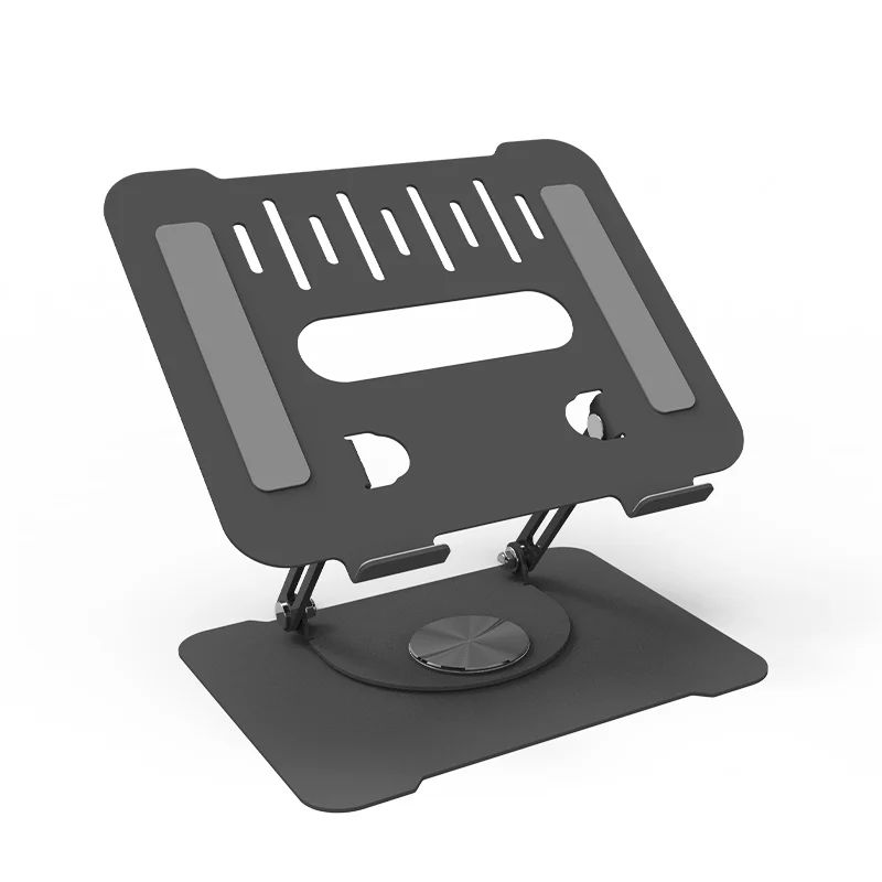 Wholesale Factory Price Foldable Metal Notebook Holder 360 Rotatable Height Adjustable Universal Laptop Stand for MacBook