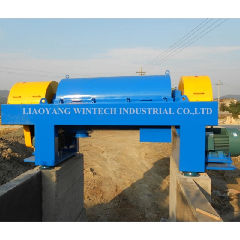 GMP Standard Stainless Steel Continuous Screw Decanter Centrifuge for Solid-Liquid Separation in Drilling - 2/3 Phase