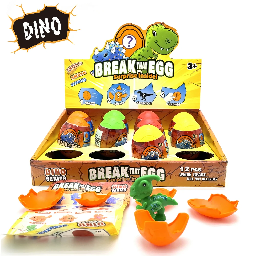 Surprise Egg Unicorn Toys for Girls, 12 Packs, Smash & Rebuild