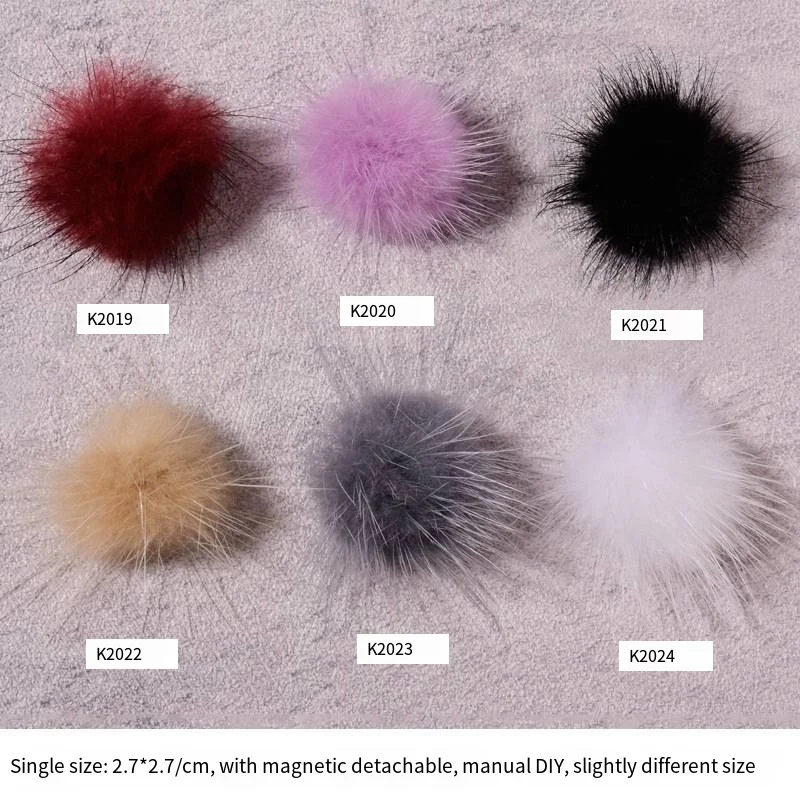 Wholesale Nail Supplies Detachable Magnetic Puffer Balls Tools Nail Art For Woman